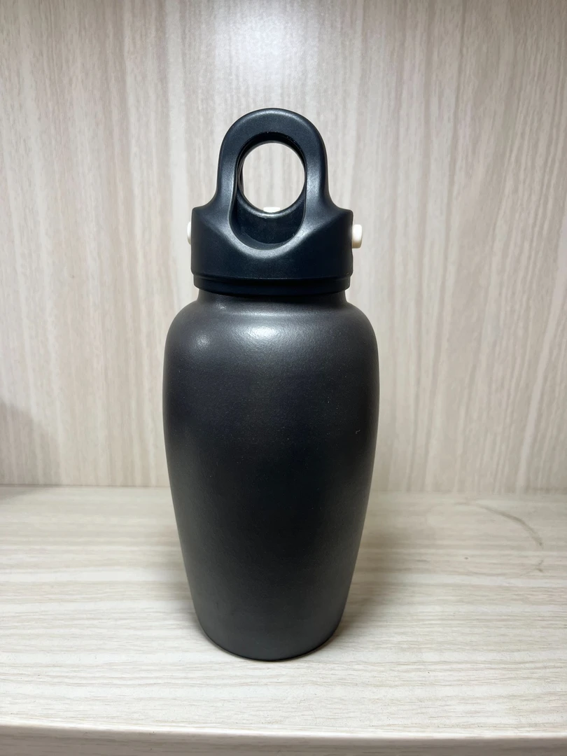 宜兴紫砂净水杯 石黄  素面 直筒