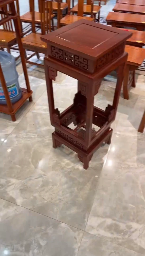 【闪购商品】花梨木类成套家具刺猬紫檀灯笼32*32*83
