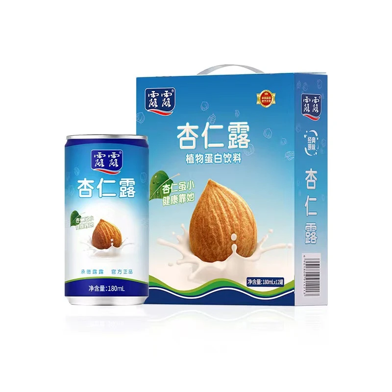 露露经典杏仁露180ml*12罐 1箱 植物蛋白饮品dsp