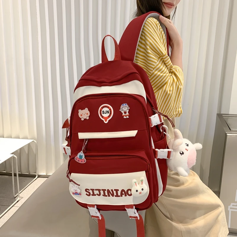 书包女生ins风韩版中学生少女双肩包初中生小学生三到六年级背包