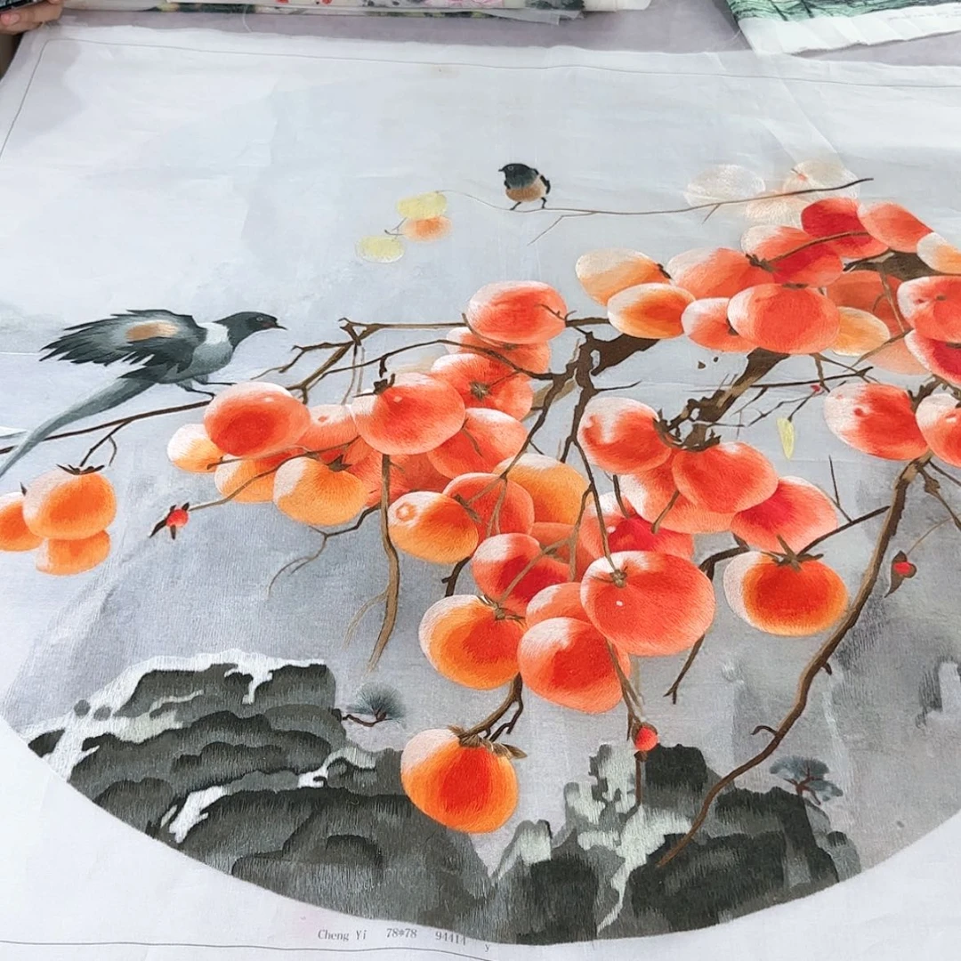 【闪购商品】蚕丝织绣念**兹