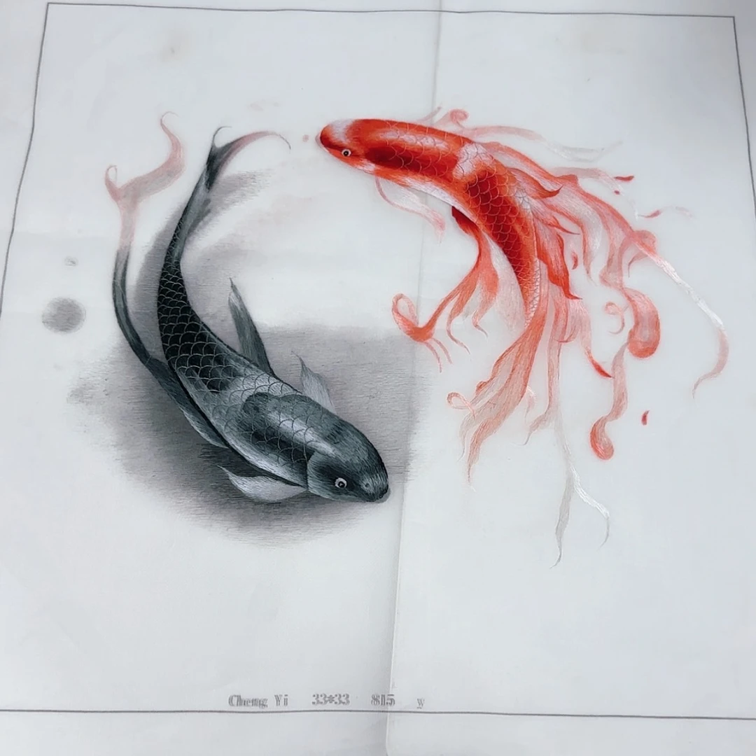 【闪购商品】蚕丝织绣浮*绘
