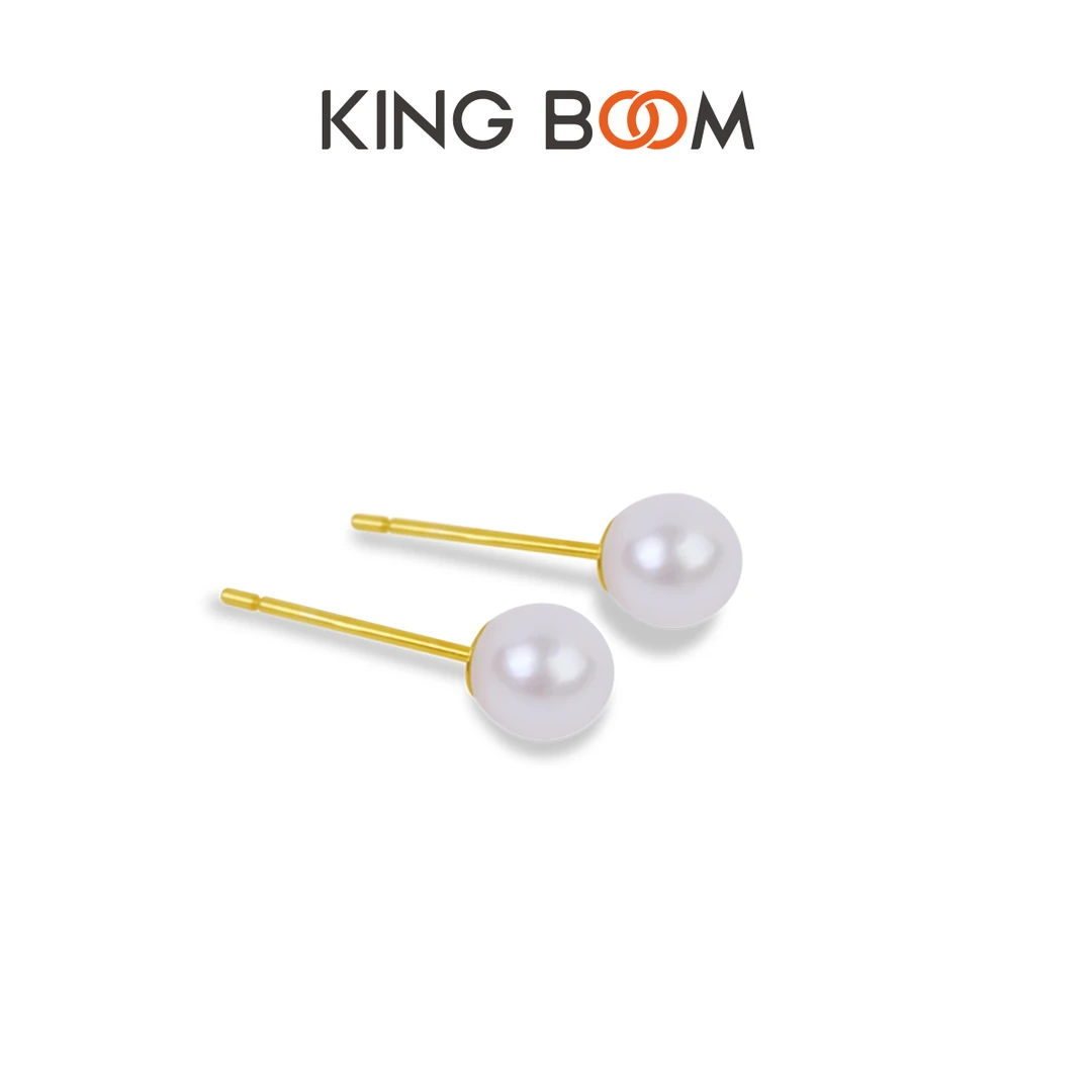 【双11机制开抢】kingboom日本海水akoya珍珠耳钉KBPEER23102414