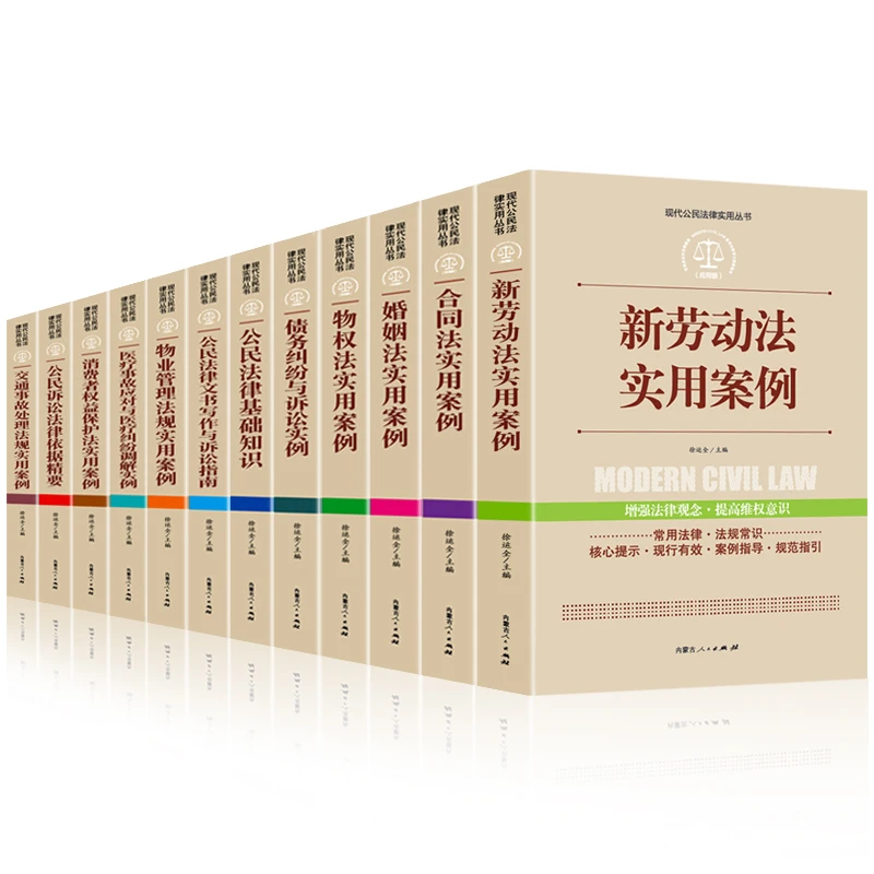 12册公民法律基础知识+债务纠纷诉讼+婚姻法+合同法+新劳动法