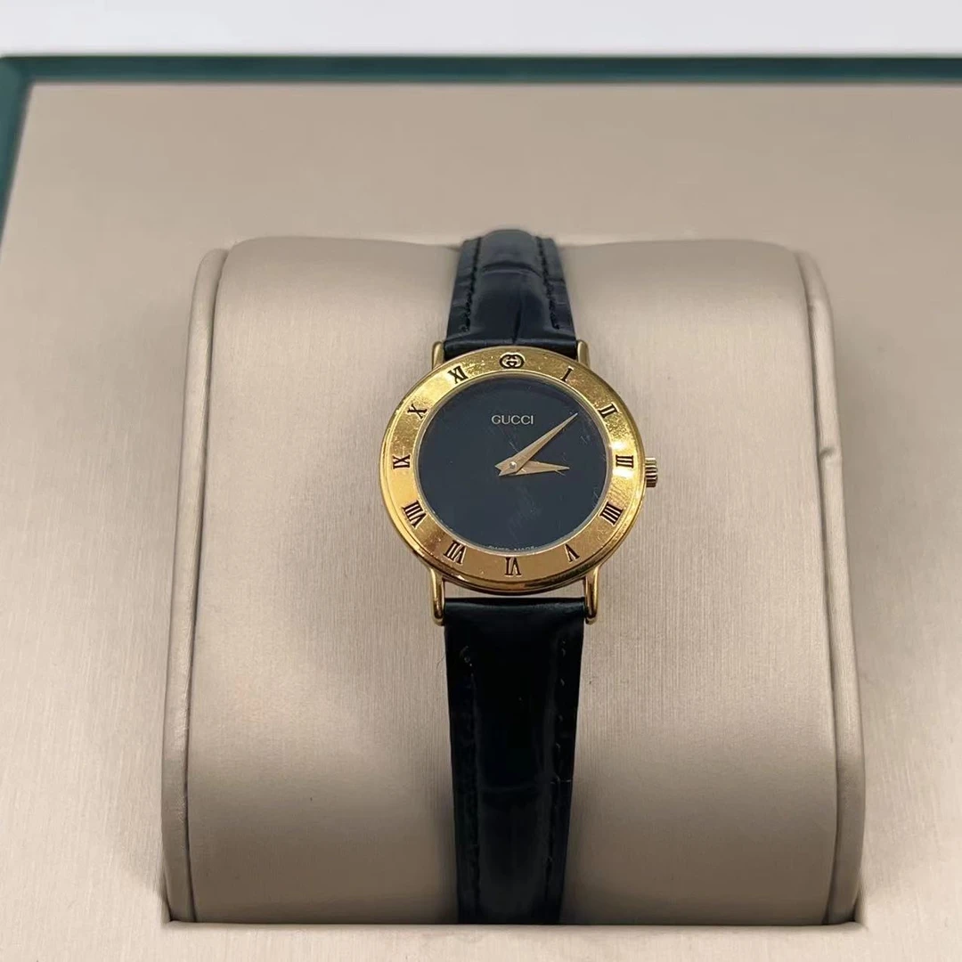 95新 GUCCI/古驰 石英腕表25mm/公价18999/WH5353
