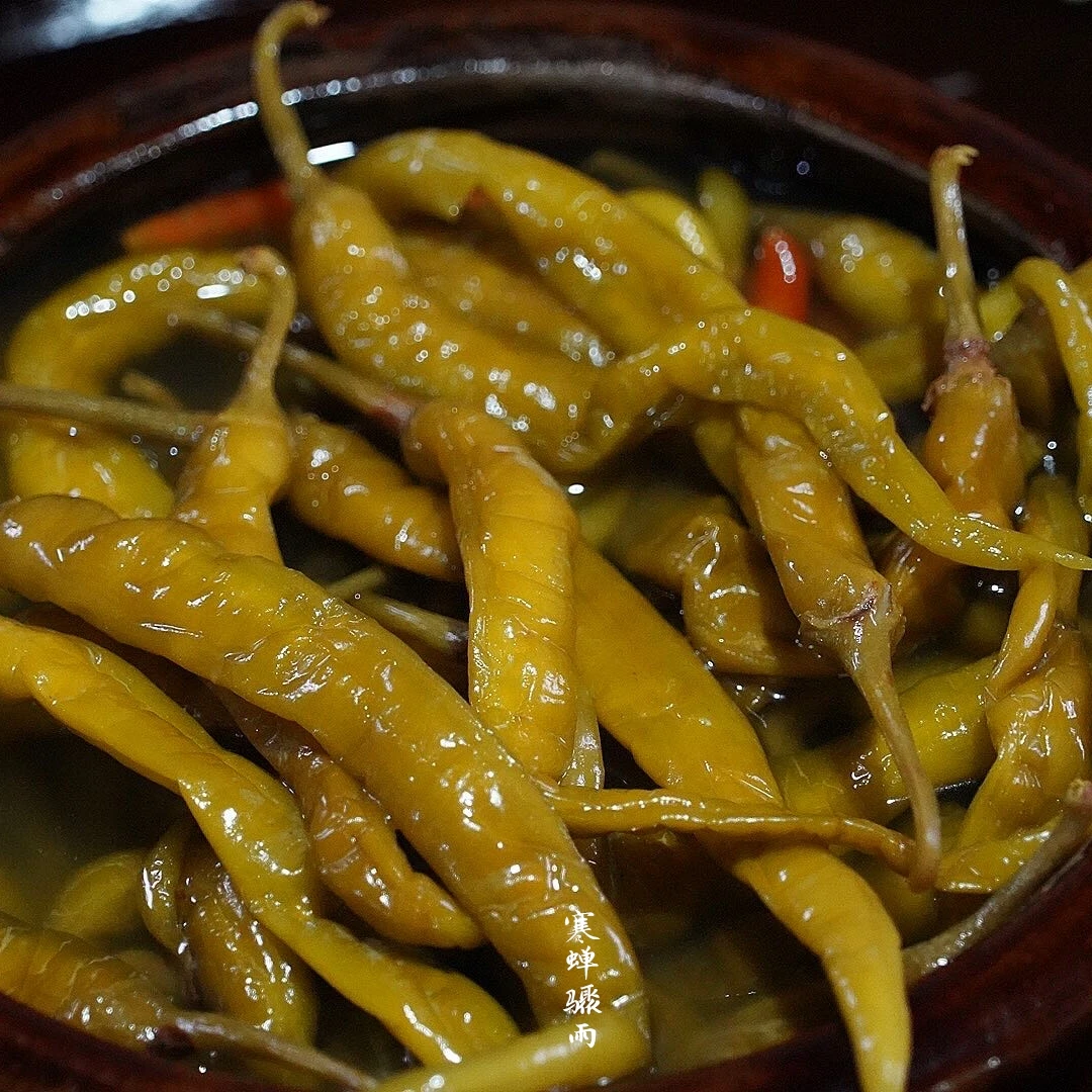 酱辣椒湖南特产农家自制泡椒腌制泡辣椒下饭菜腌辣椒开味咸菜2斤
