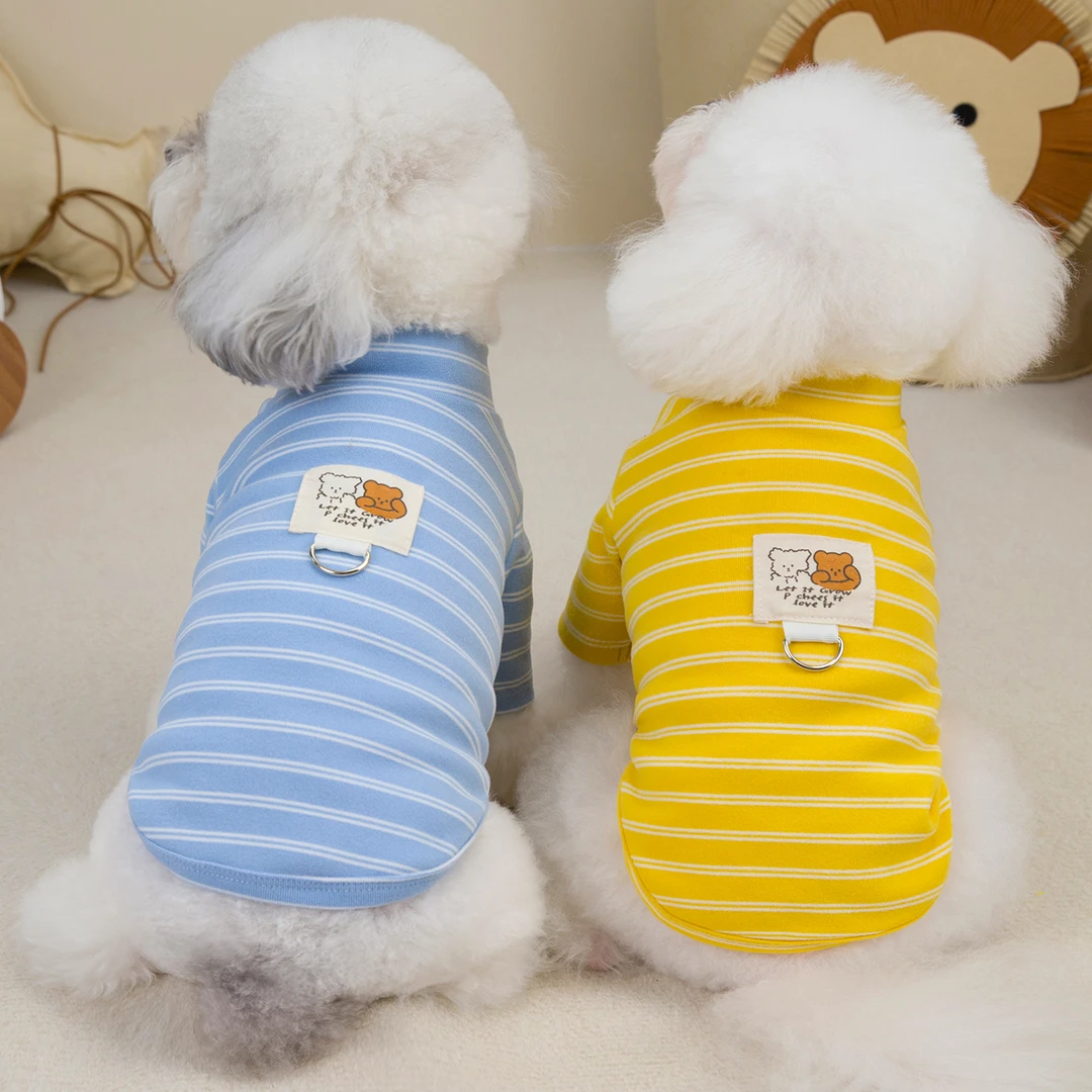 狗狗衣服秋季新款德绒打底衫泰迪比熊小型幼犬宠物服装保暖秋冬装