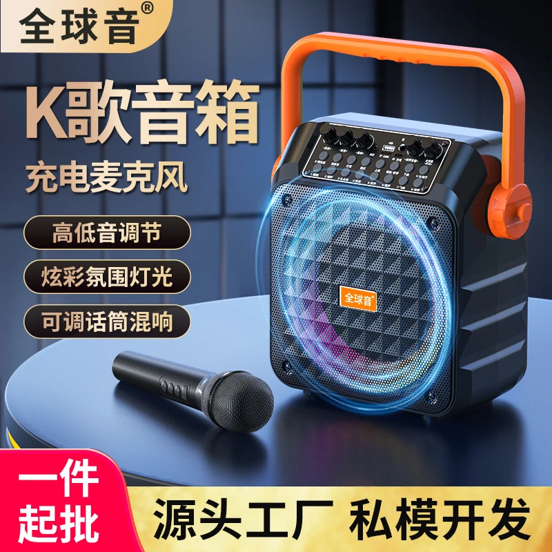 全球音户外手提便携式大功率带灯光k歌唱歌广场舞蓝牙音响N13