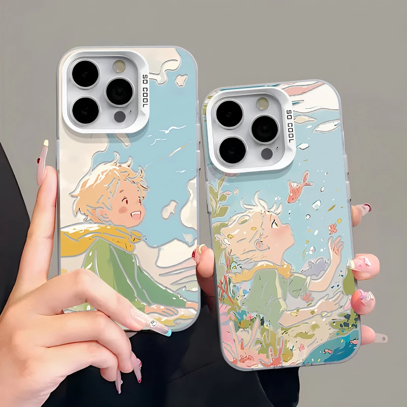 夕与空小王子海底世界元气壳适用iPhone手机壳苹果15华为小米oppo