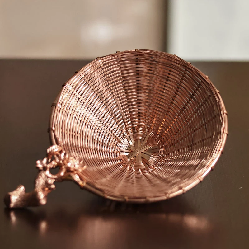 【老王】编织—梅花茶漏（本0322）