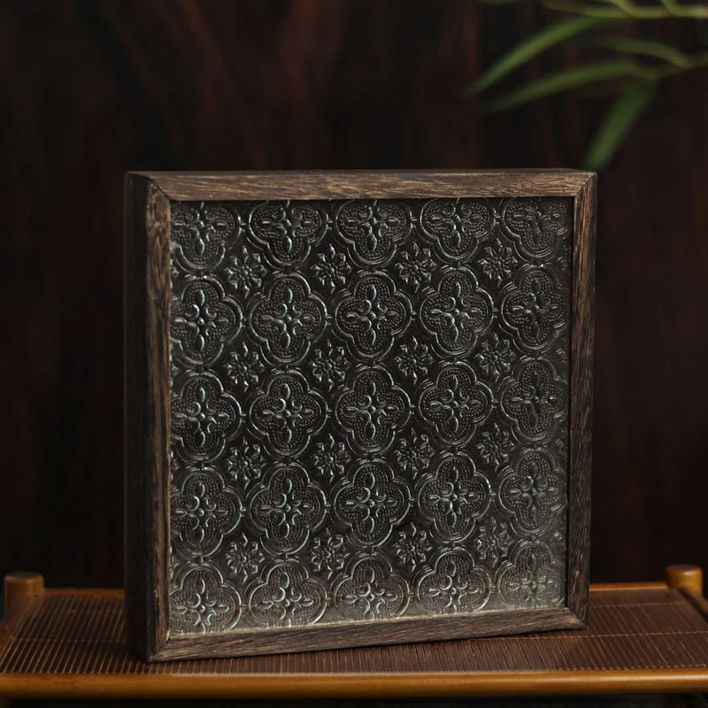 【老王】海棠透明盘子19.8*19.8cm（V2441）