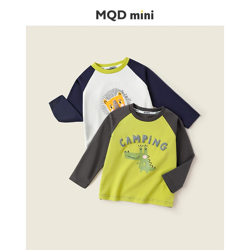MQD童装儿童衣服男童长袖T恤宝宝秋装男孩打底衫783320311