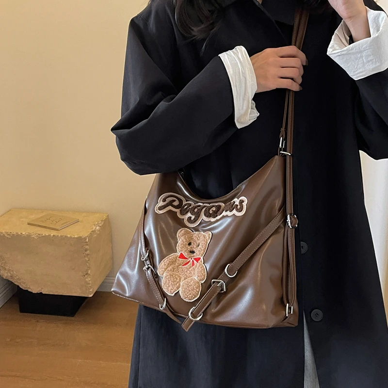 包包时尚休闲百搭托特包单肩布包肩包小众简约潮流ins通勤韩版