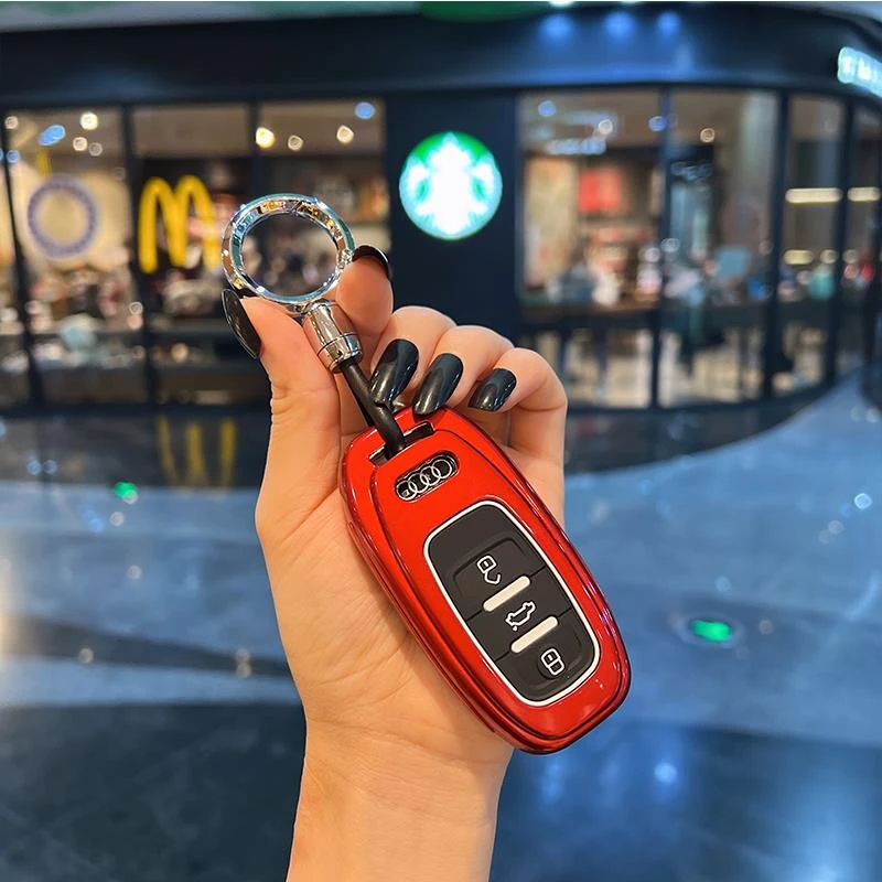 奥迪钥匙套老A6L/A8L/A7/A4A5扣Q5/S5S6车包壳高档男女