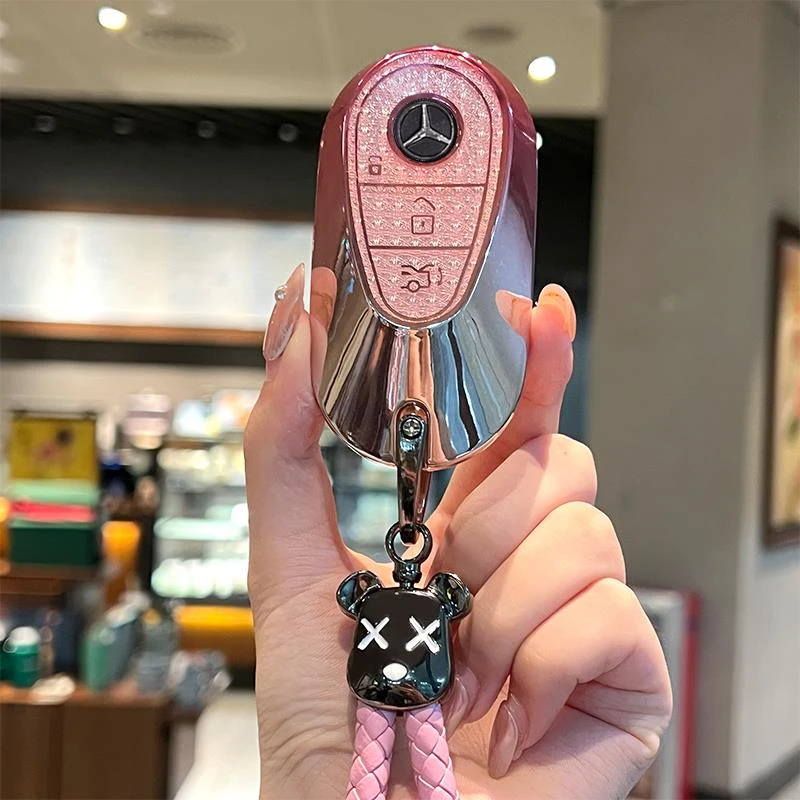 奔驰e300l钥匙套2024款c260l车c200l女glc300l glc260壳e260l扣24