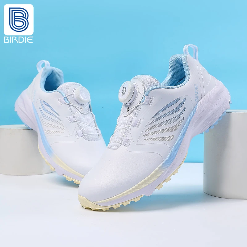 Birdie泊蒂高尔夫球鞋女士款防水鞋透气耐磨休闲高尔夫鞋子