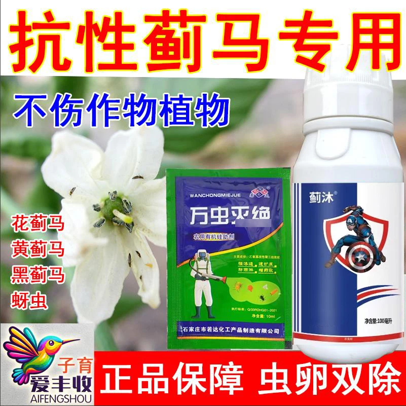 【蓟马专用】蚜虫瓜果蔬菜果树蔬菜均可有机质水溶肥料