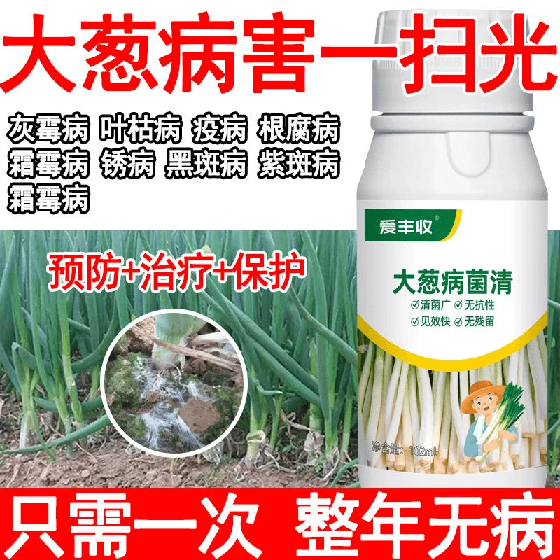 爱丰收大葱病专治大小葱专用杀菌剂黄叶干尖黑斑霜霉锈病疫病