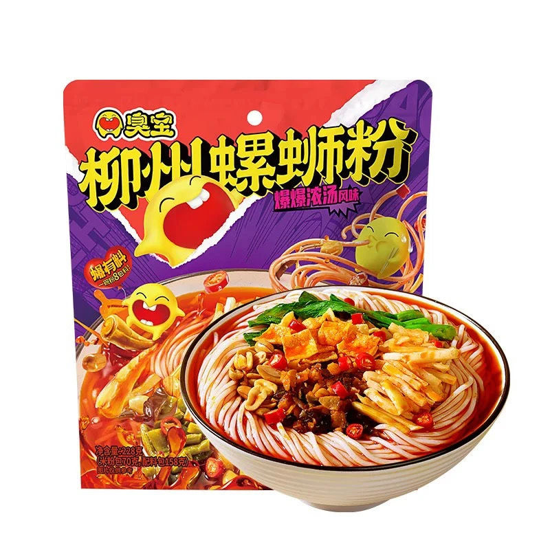 臭宝螺蛳粉爆爆浓汤大片腐竹袋装正宗广西柳州螺蛳粉速食整件批发