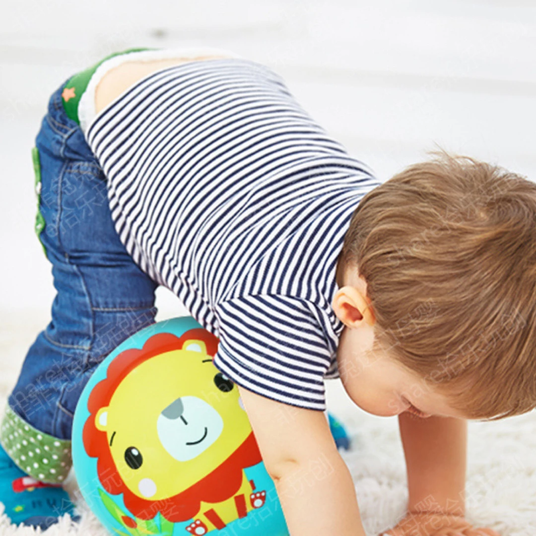 费雪宝宝动物认知球摇铃球类婴儿玩具儿童手抓球布球铃铛6-12个月