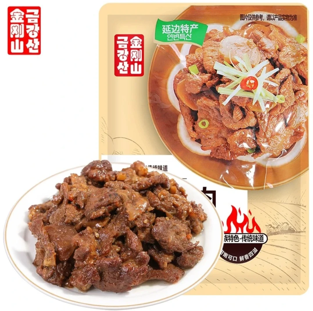 金刚山韩式烤肉250加热即食延边朝鲜族美食烤肉特色精品传统营养
