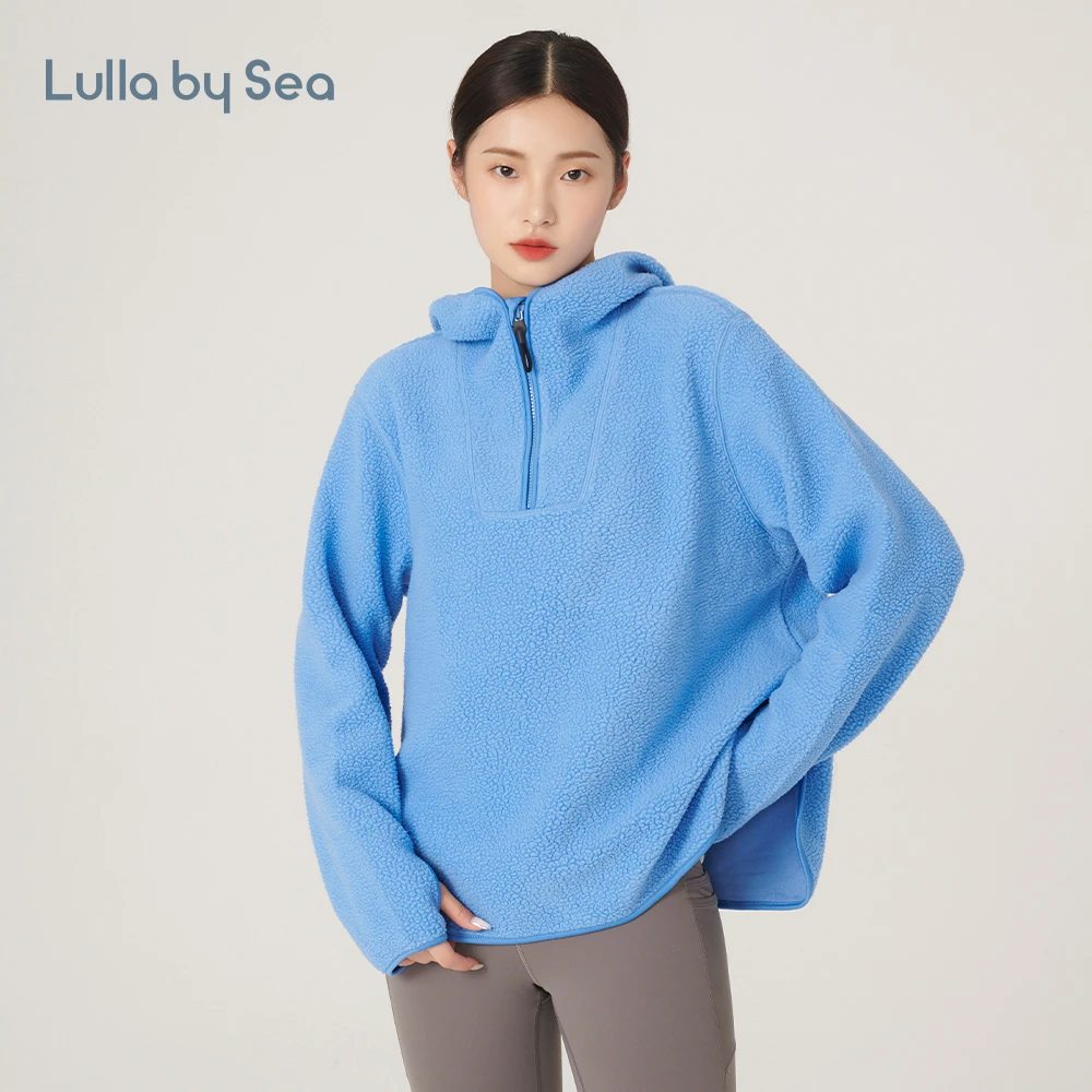 Lulla by Sea |Commuter 连帽摇粒绒卫衣女四季宽松外套