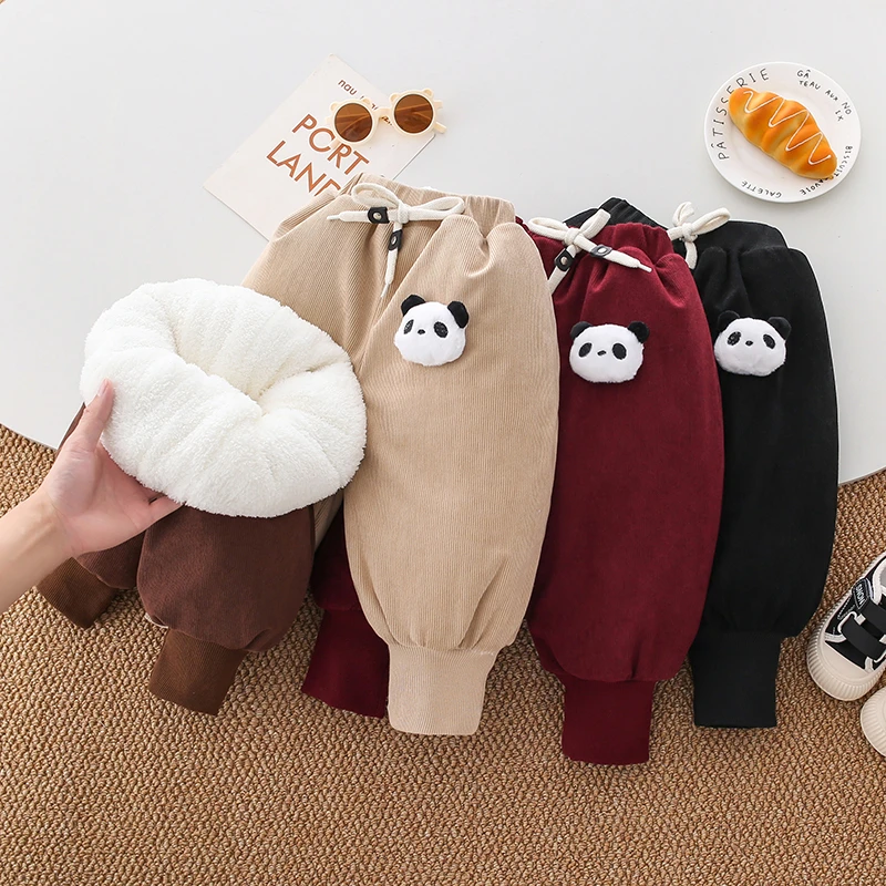【加厚款】儿童加绒加厚裤子男女童保暖休闲裤婴幼儿宝宝大屁屁裤子