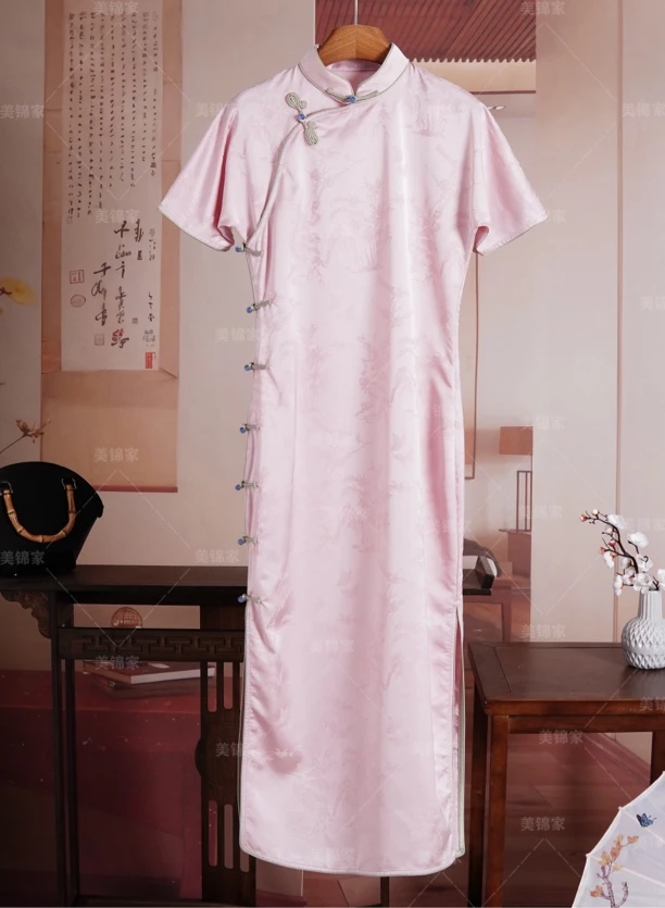 Y【美锦家】(T)新中式国风女款夏季旗袍241035