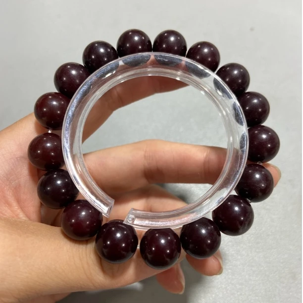 P340朱供菩提卡1.1圆珠单圈小手串@