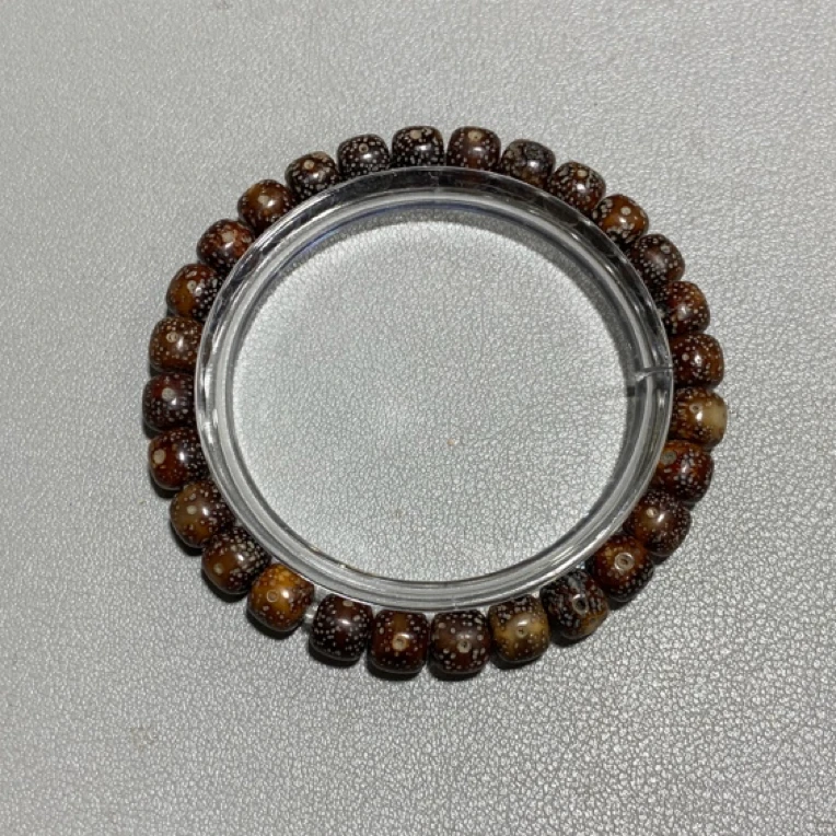 【Y211黑金】8×7桶珠海南料星月菩提单圈（多样性发货，发其一）