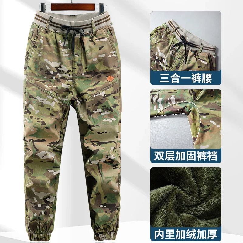 秋冬 加绒裤 加绒 锁温 不易脏 抗磨 耐造 防风 防泼水 柔软舒适