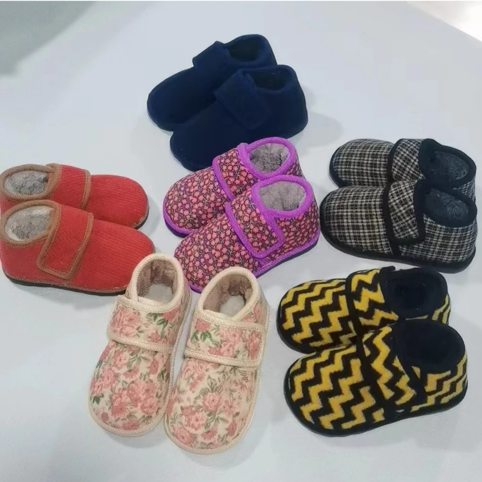 儿童手工成品棉鞋加厚保暖手工（可定制）