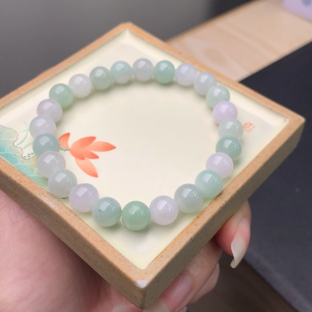 翡翠手链未镶嵌天然翡翠手串13