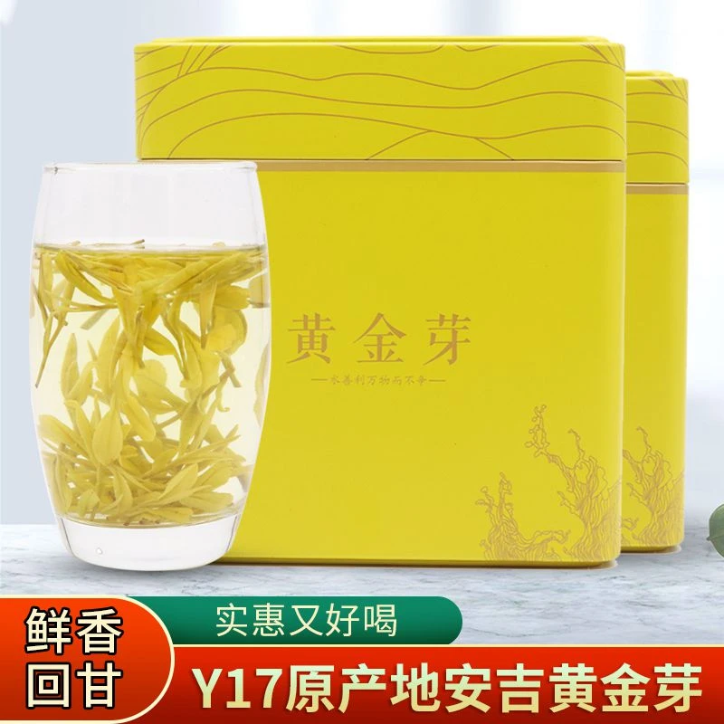 正宗安吉白茶黄金芽茶叶2025年新茶春茶早春采摘高山绿茶送礼正品