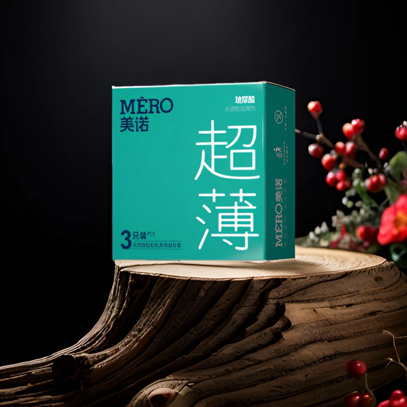 美诺超薄水润玻尿酸避孕套免洗夫妻安全套天然橡胶胶乳男用避孕套