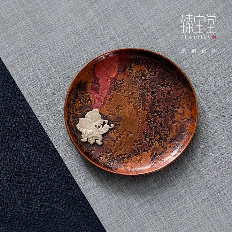 ZENBOTON/臻宝堂寿桃茶托