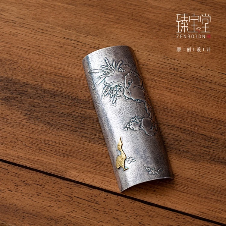 ZENBOTON/臻宝堂芦鸭银茶则