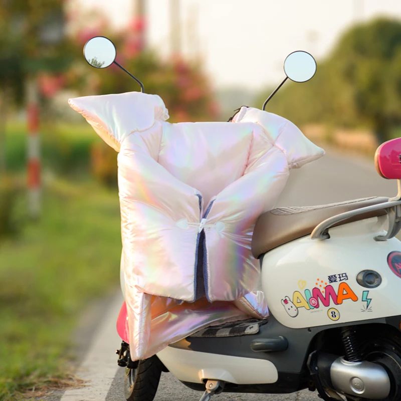 电动车挡风被冬季护肩防水加绒加厚加大2023新款冬天电瓶车防风罩