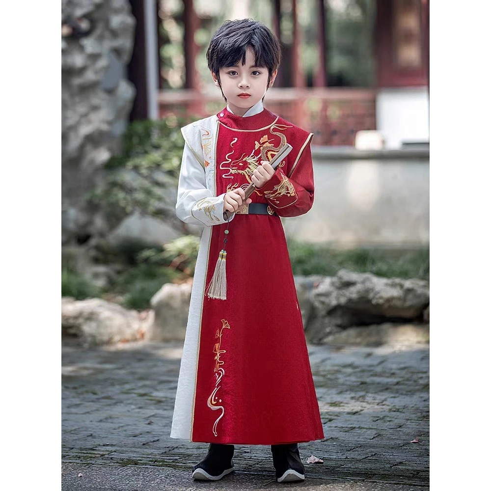 【龙游】侠客风男童汉服儿童秋款男生国学服中国风幼儿园古风表演服