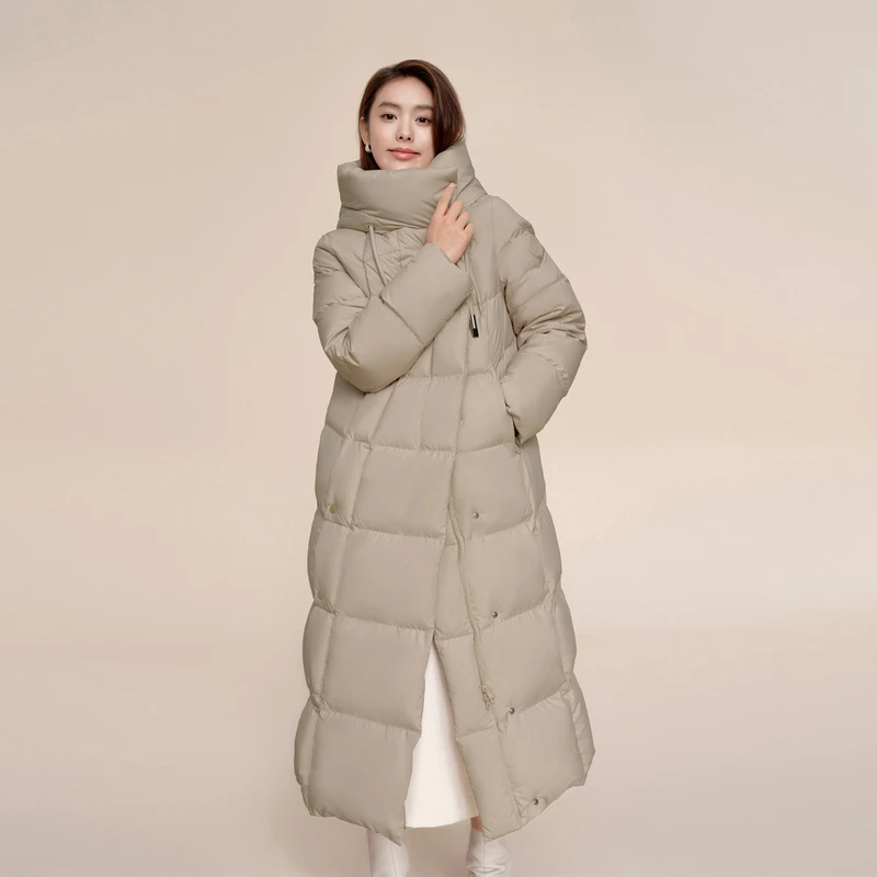 2024冬新款女长款都市加厚保暖外套休闲羽绒服B40145184