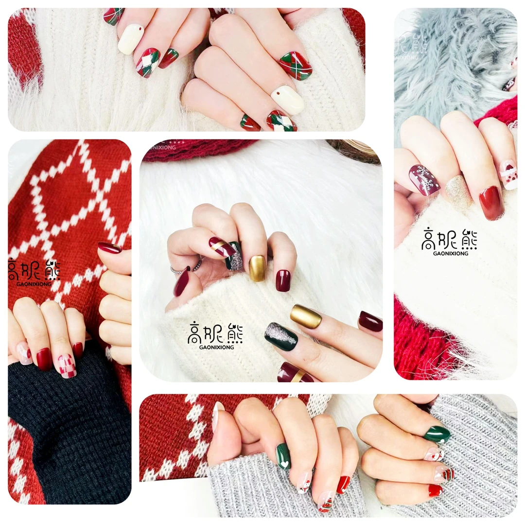 【元旦战甲】新店福利&穿戴甲5选1 可拆卸手工美甲