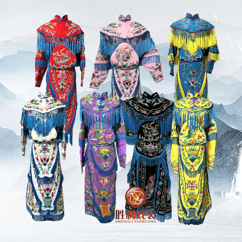 【胜利戏装】戏曲戏剧武旦衣刀马旦女改良靠扈三娘软靠舞台演出服装