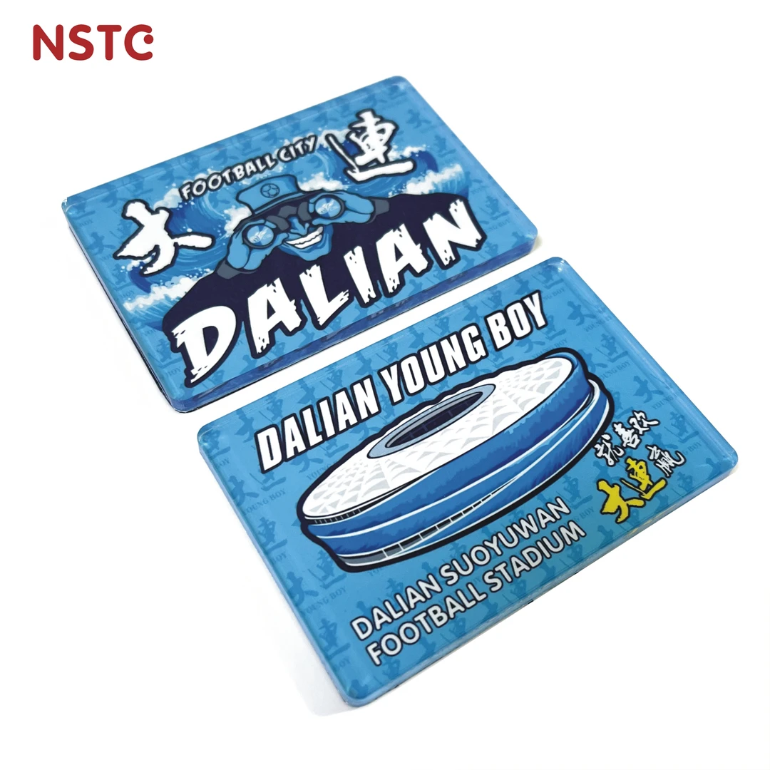 NSTC原创冰箱贴大连英博球迷冲超纪念大连梭鱼湾文创周边 一套2个