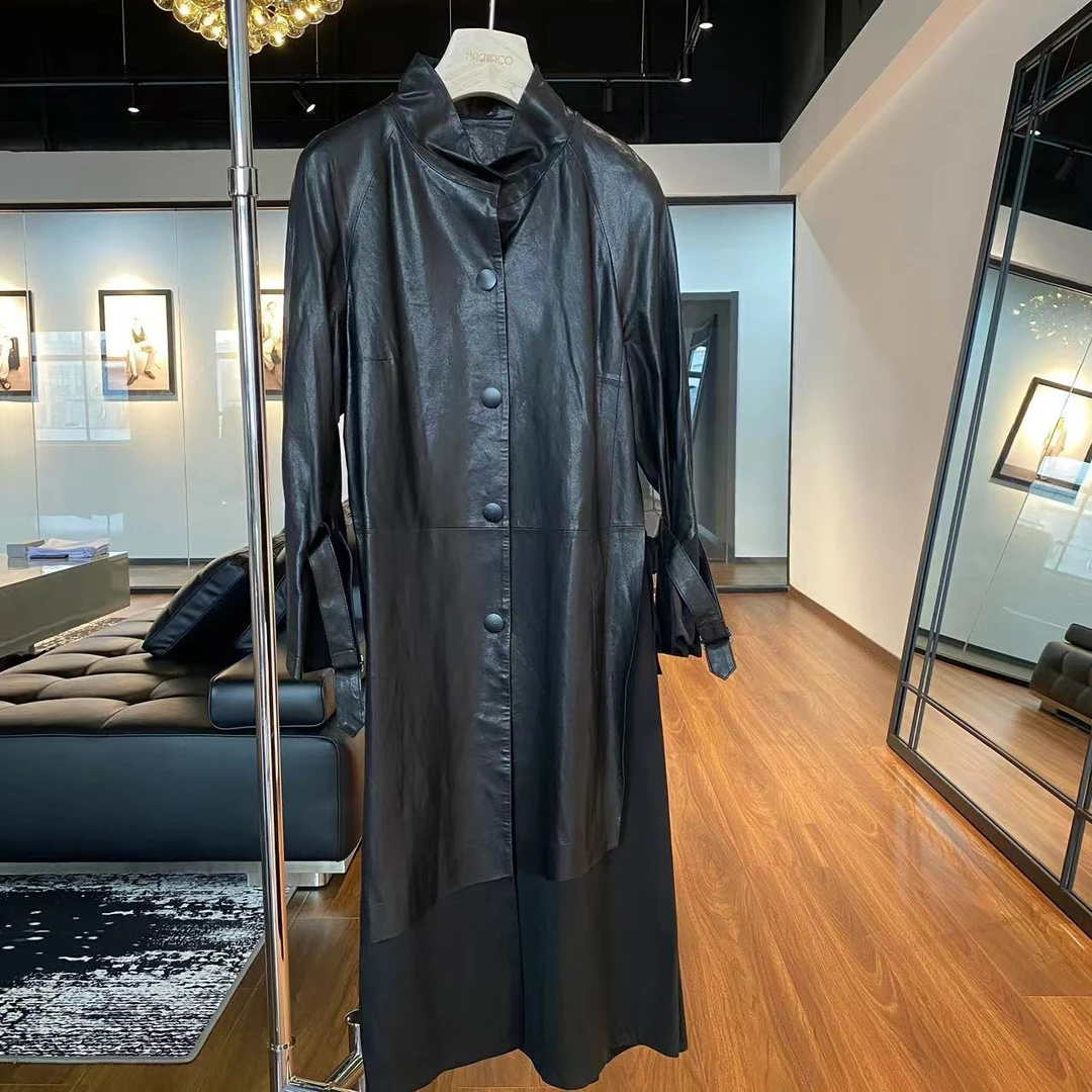 MNFK 2025 长款皮衣 DY0024