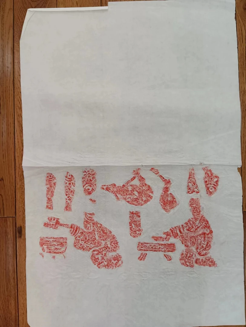 汉画像石拓片，规格69＊45
