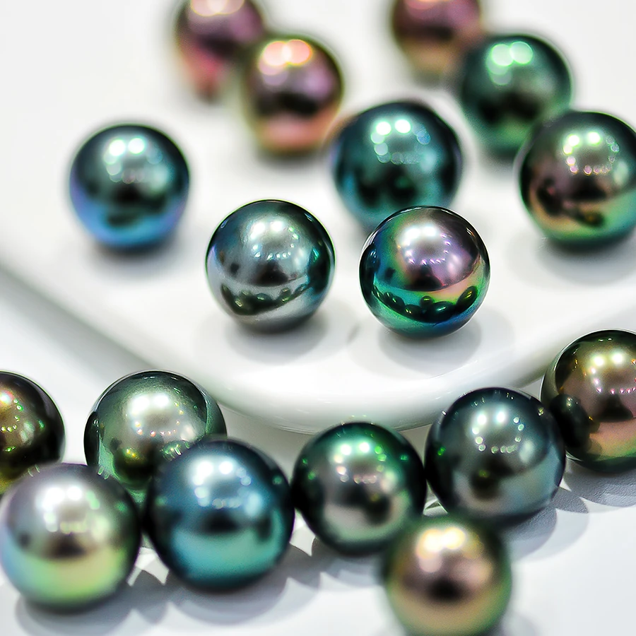 炫彩海水大溪地黑珍珠 多样性发一