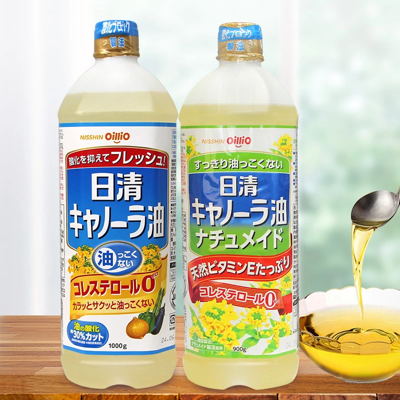 日本原装进口日清菜籽油低芥酸健康清淡不油腻