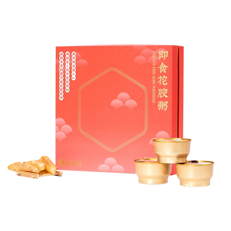 盒马 盒补补 即食花胶粥礼盒 180g*8