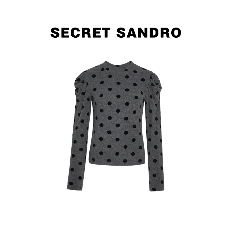 【波点】【多娜&Secret Sandro粉丝专享】长袖针织衫 S83203140N