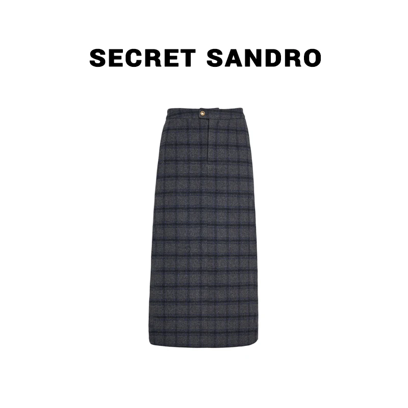 【格纹】【多娜&Secret Sandro粉丝专享】半身裙 B83206069N